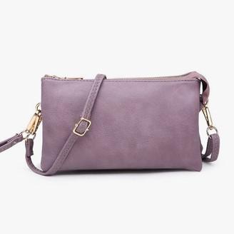 4 in 1 Handbag - Crossbody/Clutch/Wristlet - Violet