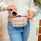 Bag - Puffy Plaid - Fanny Pack - Recycled!
