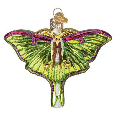 Ornament - Blown Glass - Luna Moth