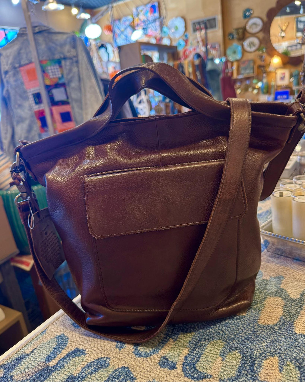 Handbag - Crossbody/Shoulder/Handled - Brown
