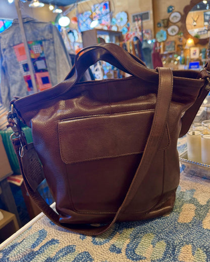 Handbag - Crossbody/Shoulder/Handled - Brown