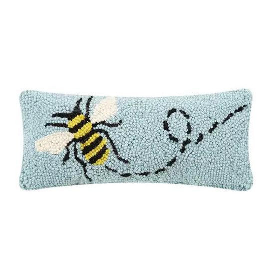 Pillow - Flight of The Bee - Hooked Wool