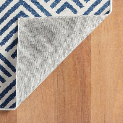 Rug - Machine-Washable - Cleo Navy