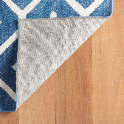 Rug - Machine-Washable - Elizabeth Navy
