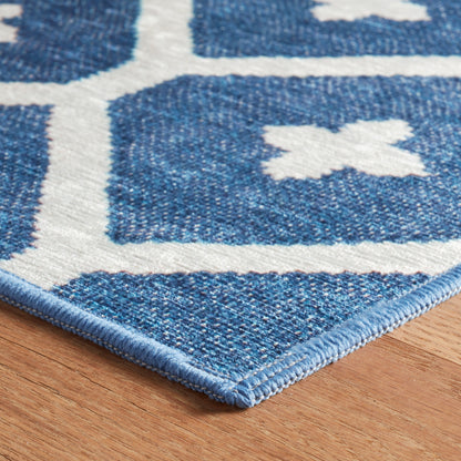 Rug - Machine-Washable - Elizabeth Navy