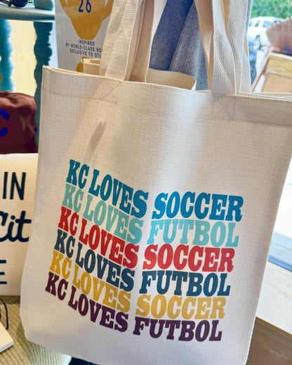 Tote Bag - KC LOVES SOCCER/KC LOVES FUTBOL