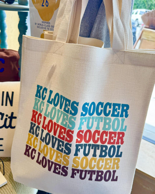 Tote Bag - KC LOVES SOCCER/KC LOVES FUTBOL