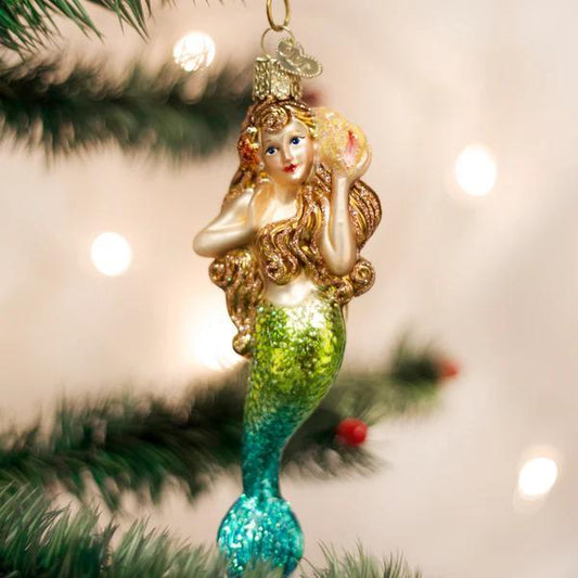 Ornament - Blown Glass - Mermaid