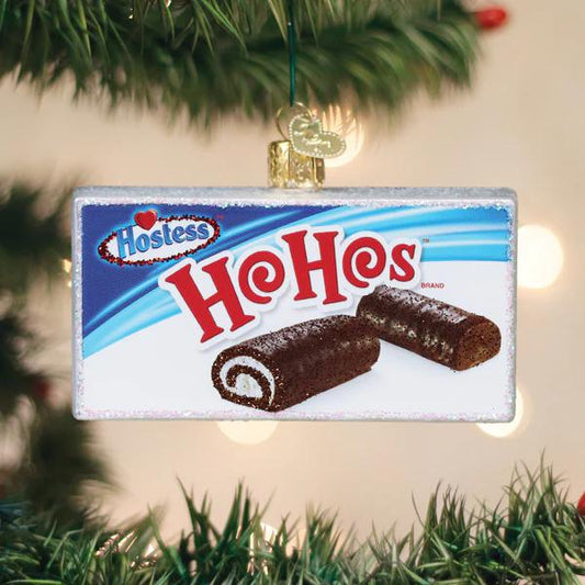 Ornament - Blown Glass - Hostess HoHos Box