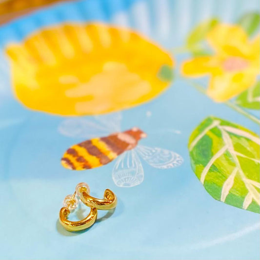 Earrings - Waterproof Gold on Stainless Steel - "Blake"