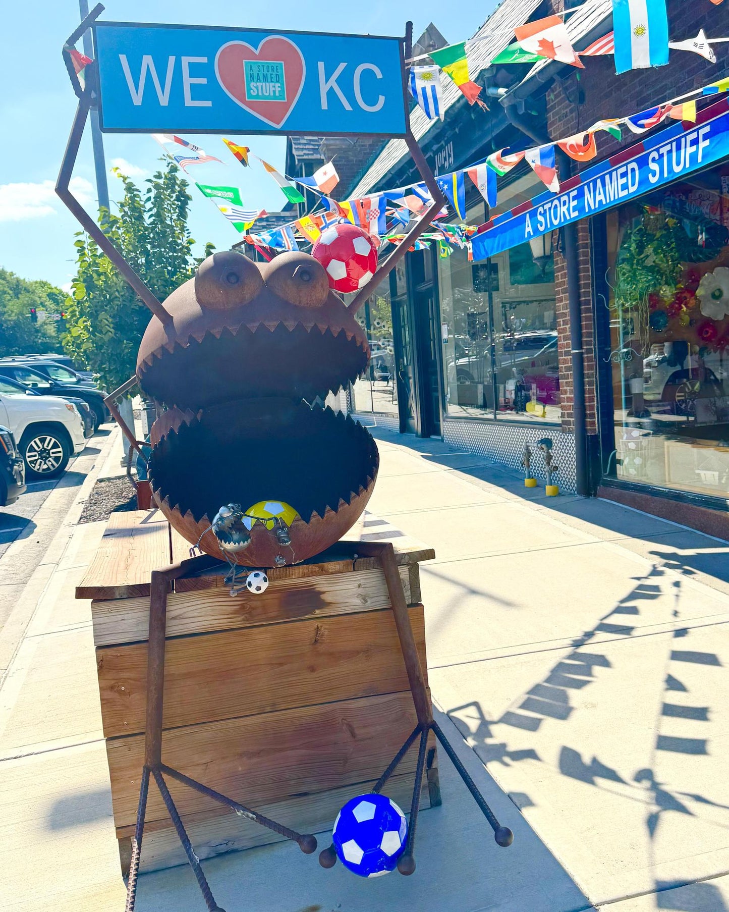 Sculpture - Soccer Monster - Medium