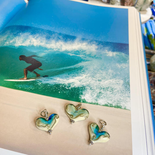 Pendant - Beach Heart - Small - Gold Fill