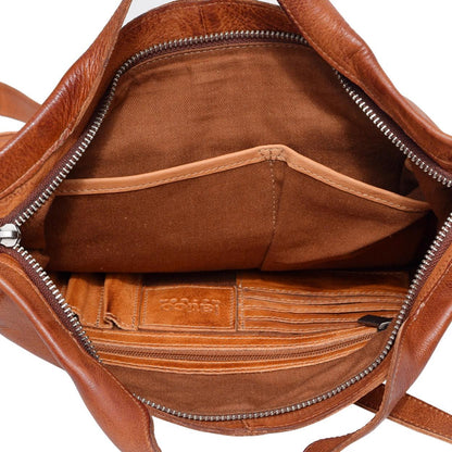 Handbag - Crossbody/Shoulder/Handled - Cognac