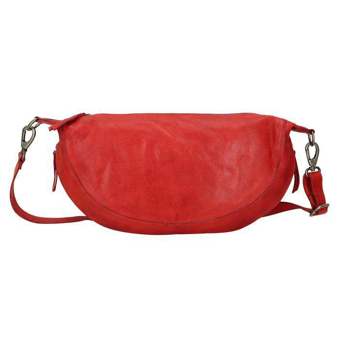 Crossbody/Sling Bag - Leather - Red