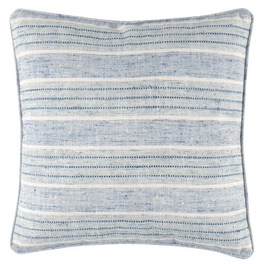Pillow Cover - Indoor/Outdoor - 20" Square - Cliff Stripe Blue