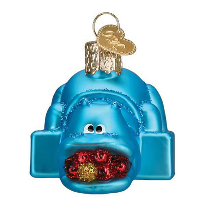 Ornament - Blown Glass - Hungry Hungry Hippos