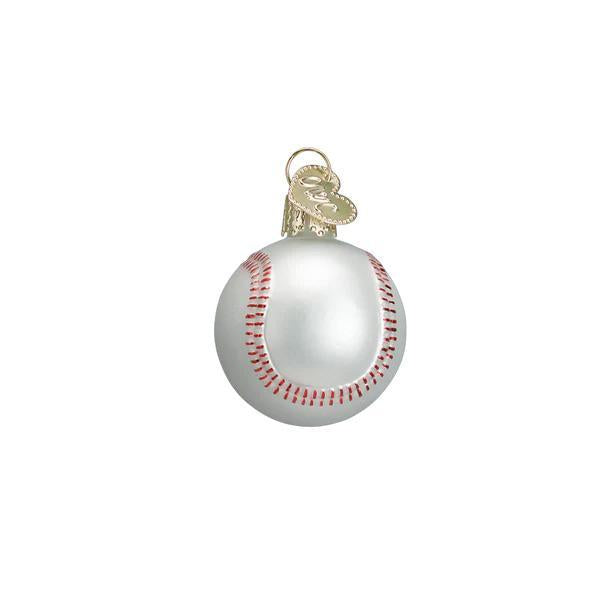 Ornament - Blown Glass - Mini Baseball