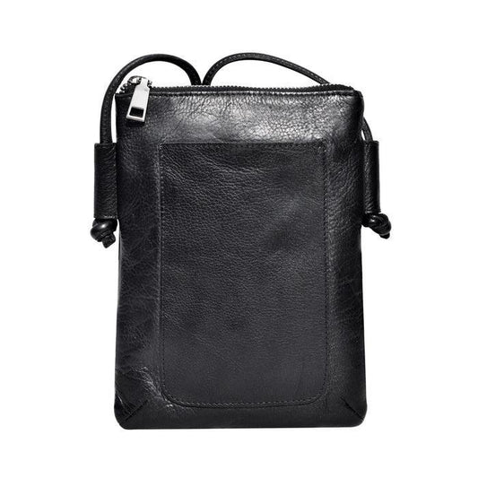 Handbag - Leather "Grab & Go" Crossbody - Black
