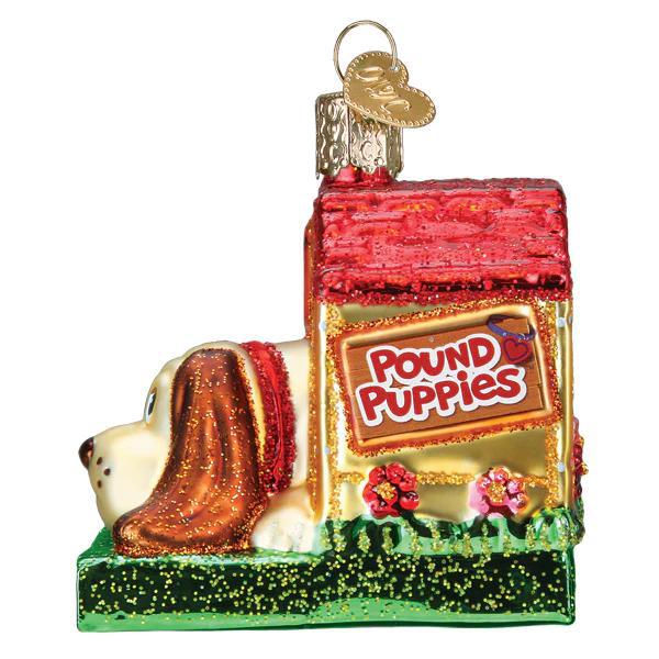 Ornament - Blown Glass - Pound Puppies