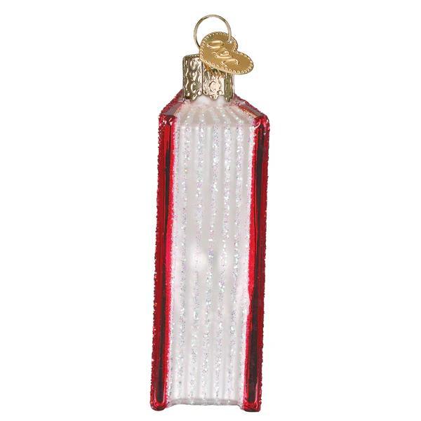 Ornament - Blown Glass - Corduroy Book