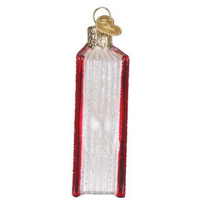 Ornament - Blown Glass - Corduroy Book