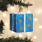 Ornament - Blown Glass - Hanukkah Gift Box