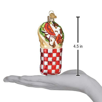 Ornament - Blown Glass - Gyro