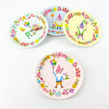 Plate/Coaster - Celebrate - Melamine - 4" - Pink