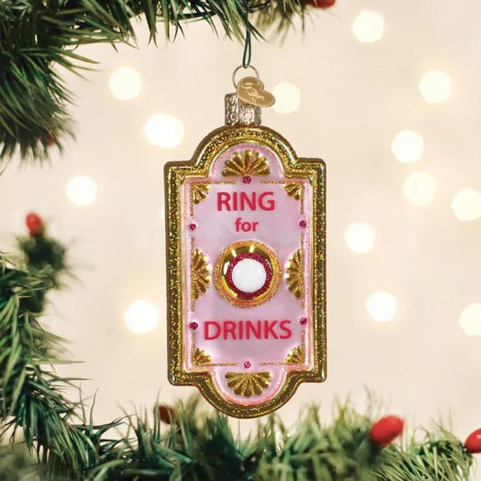 Ornament - Blown Glass - Ring for Drinks Doorbell