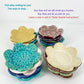 Tray - Flower Shaped Ceramic - Handmade Originals