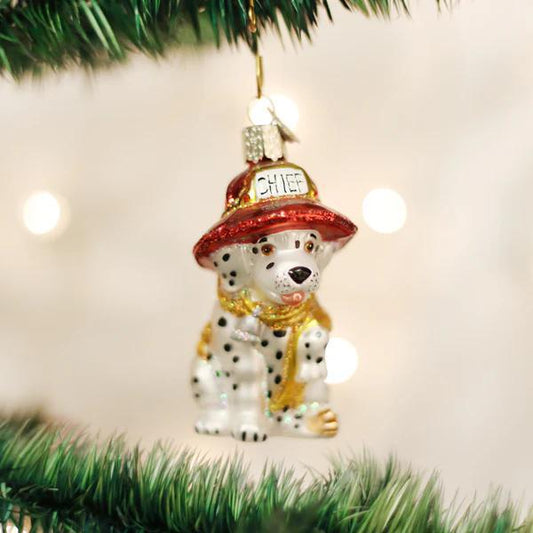 Ornament - Blown Glass - Dalmatian Pup