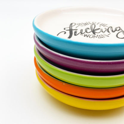 Tray - "I Identify As Fucking  Awesome" - Round