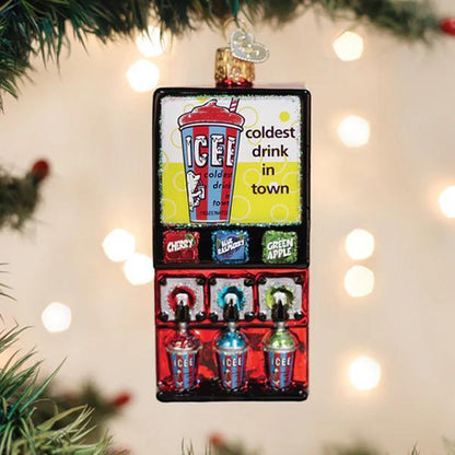 Ornament - Blown Glass - ICEE Machine