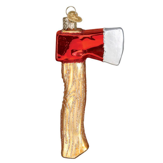 Ornament - Blown Glass - Axe