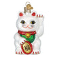 Ornament - Blown Glass - Lucky Cat