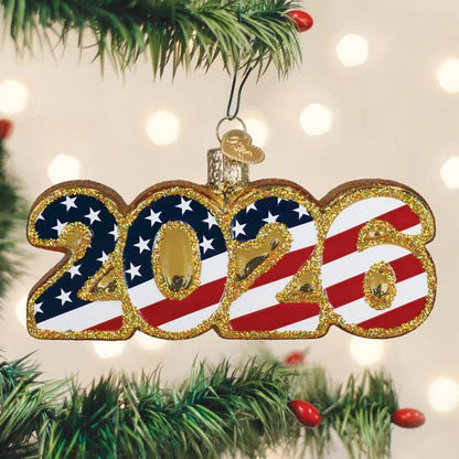 Ornament - Blown Glass - USA 2026