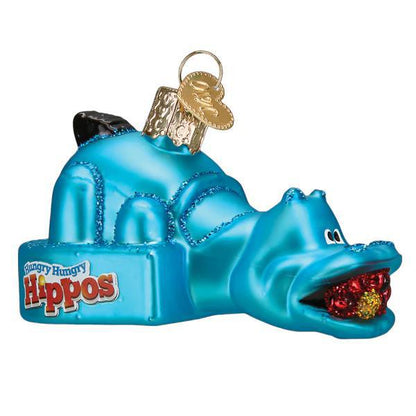 Ornament - Blown Glass - Hungry Hungry Hippos