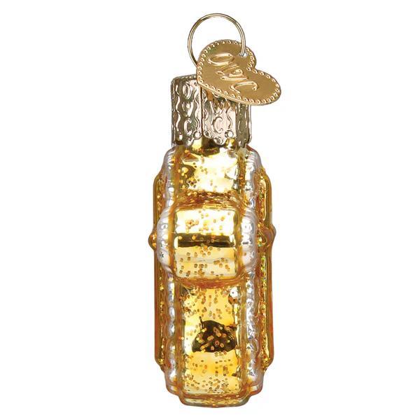 Ornament - Blown Glass - Mini Cross