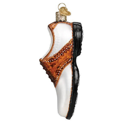 Ornament - Blown Glass - Golf Shoe