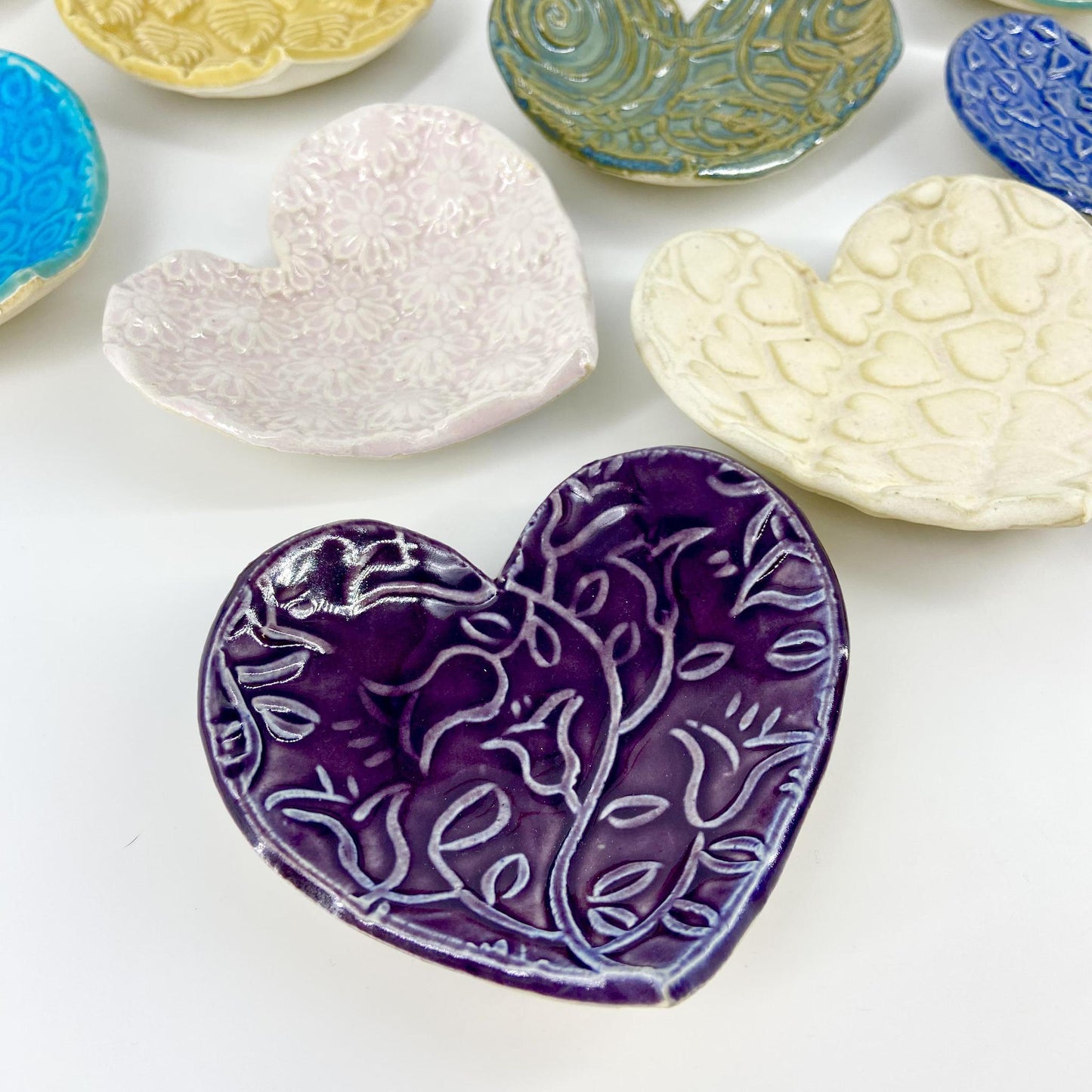 Tray - Heart Shaped Ceramic - Handmade Originals