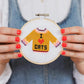 Kit - I Love Cats Sweater Cross Stitch