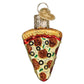 Ornament - Blown Glass - Mini Pizza Slice