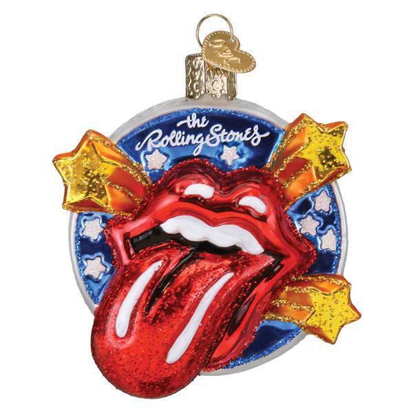 Ornament - Blown Glass - The Rolling Stones Tongue