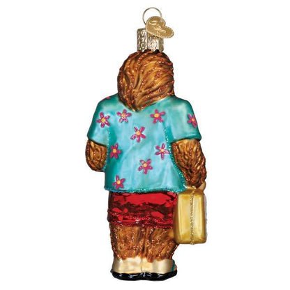 Ornament - Blown Glass - Sasquatch Gone Tropics