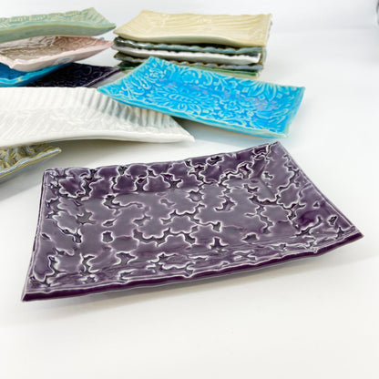 Tray - Rectangle Ceramic - Handmade Original