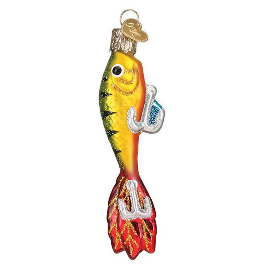 Ornament - Blown Glass - Fishing Lure