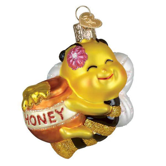 Ornament - Blown Glass - Bee Sweet