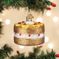 Ornament - Blown Glass - Pineapple Upside-Down Cake