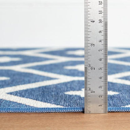 Rug - Machine-Washable - Elizabeth Navy