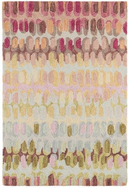 Rug - Micro Hooked Wool - Paint Chip Pastel